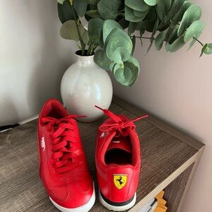 Puma red sneakers
